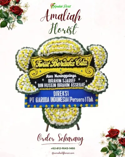 Papan Bunga Duka di Segeran Lor
