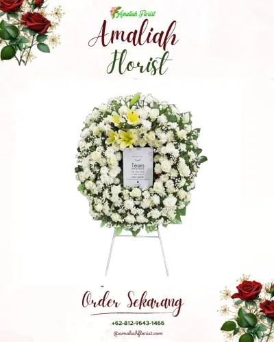 Krans Bunga Duka Cita di Segeran Lor