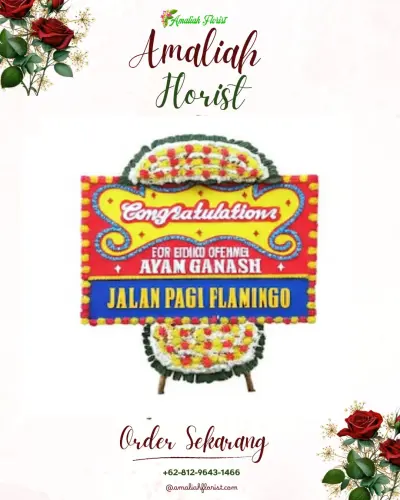 Bunga Papan Congratulation di Segeran Lor